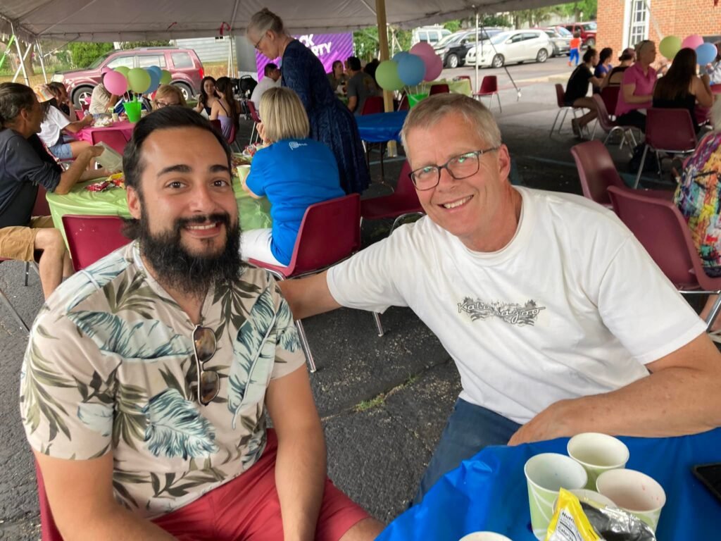 parking lot party at Centerpoint city church
