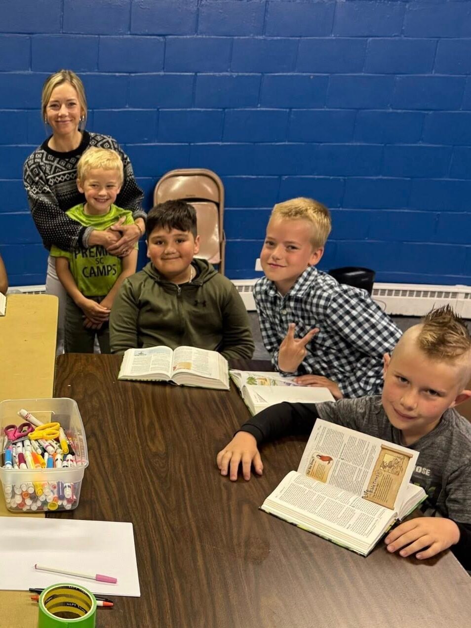 kids in Sunday school at Centerpoint city church